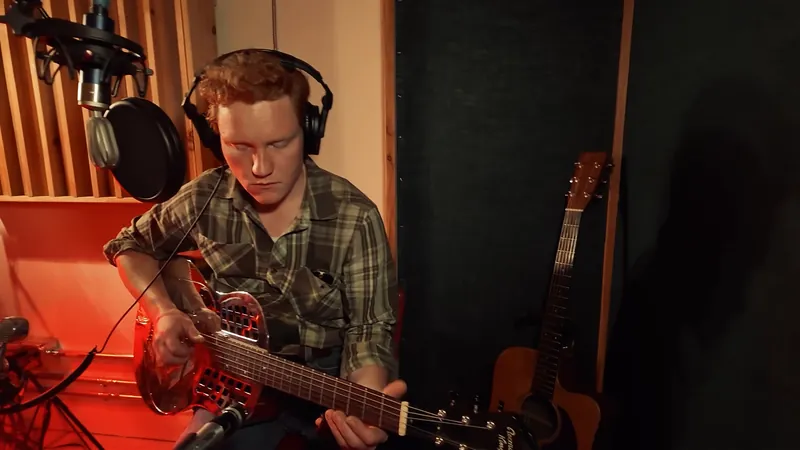 The High Divin’ Act recording at Temple Cabin Studios